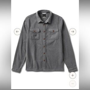 Vuori Aspen Shirt Jacket Medium Color: Heather Gray NWT